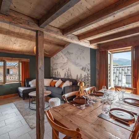 Appartement Nid Douillet Au Coeur De Megève Extérieur photo