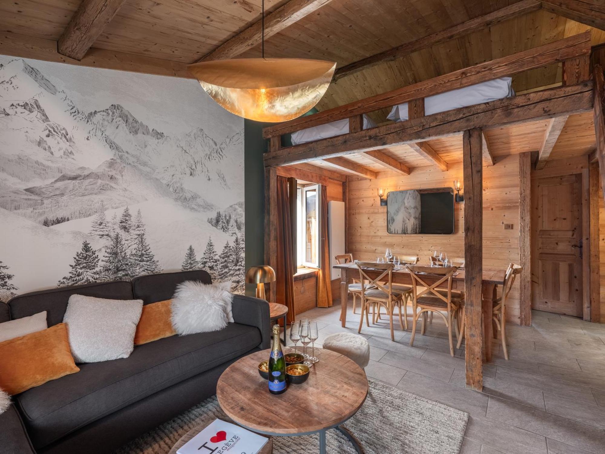 Appartement Nid Douillet Au Coeur De Megève Extérieur photo